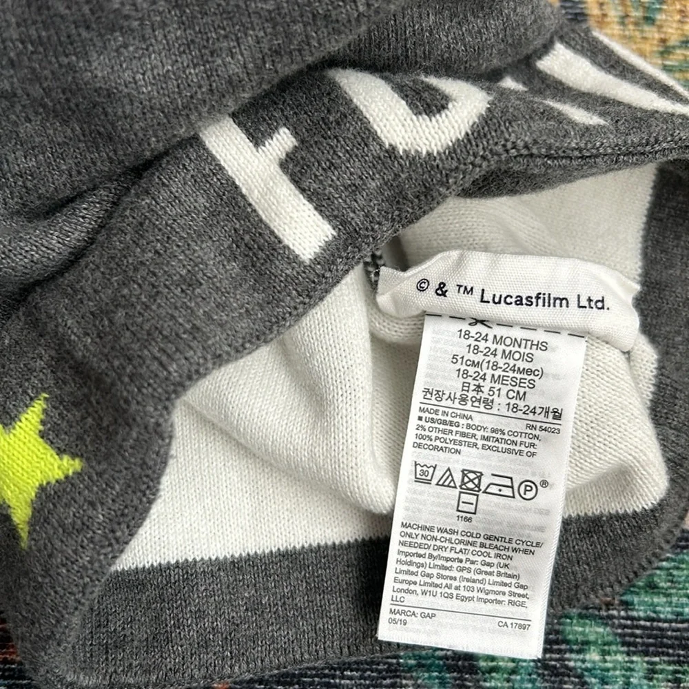 Gap Star Wars Jedi Winter Hat, Size 18-24 Months